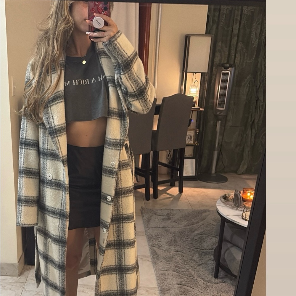 Show Me Your MuMu Elegant Cream and Black Coat